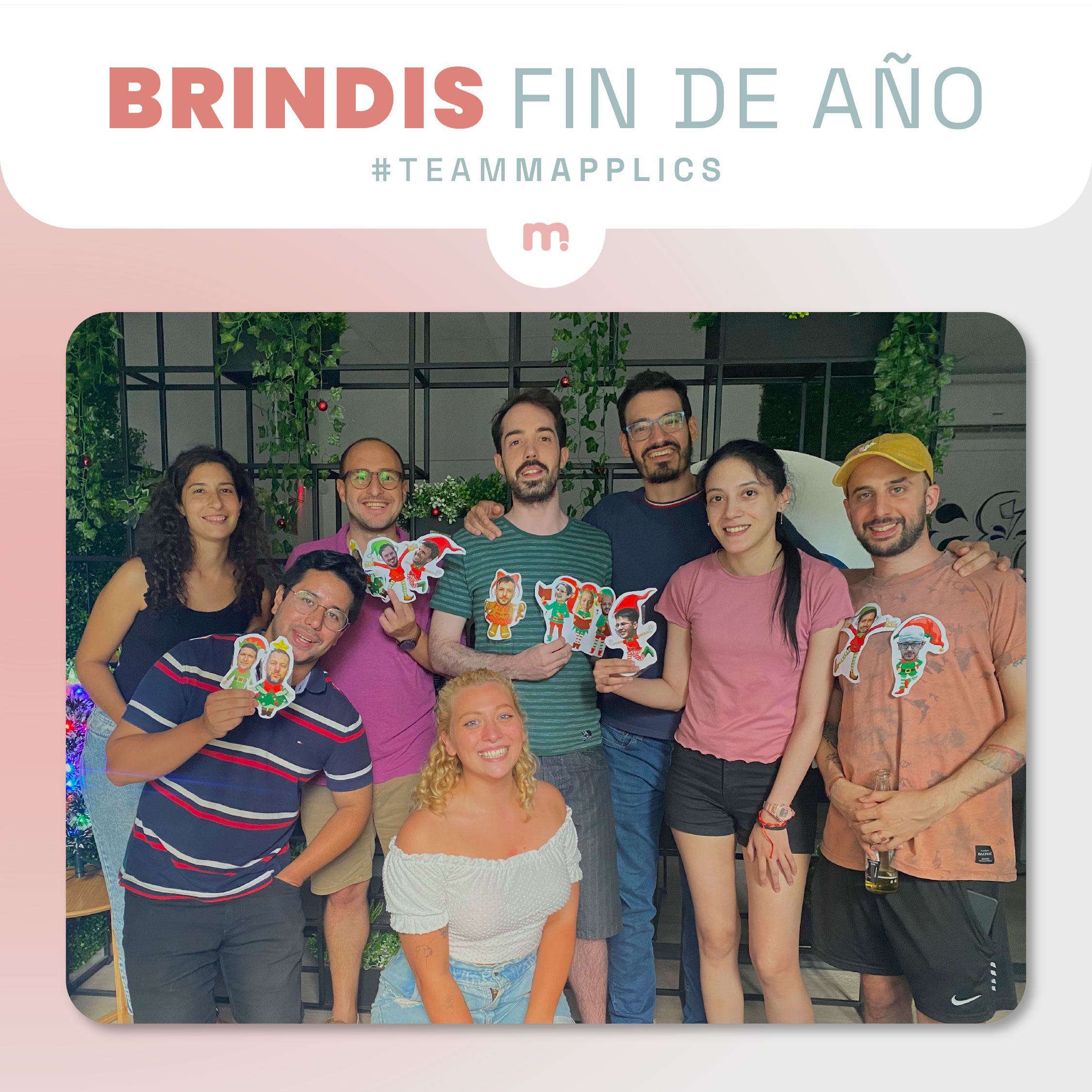 Celebrando juntos, nuestro primer brindis